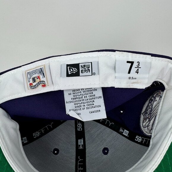 NWT Colorado Rockies 10 Yr‎ Anniversary Fitted Hat 7 3/4 Cap MLB Baseball - Picture 7 of 7